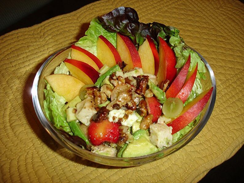 nut-fruit salad alang sa potency